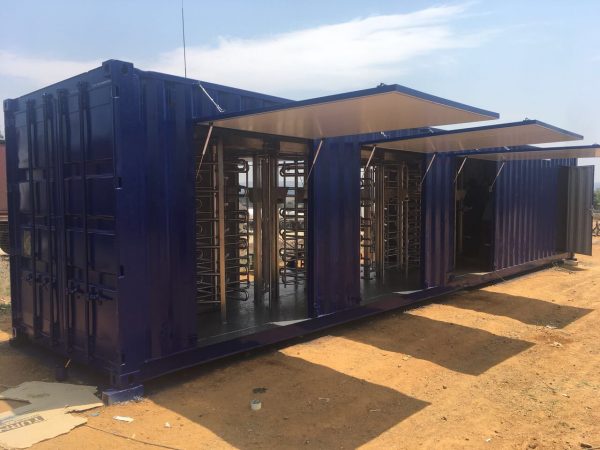 Containerised turnstiles - Turnstar