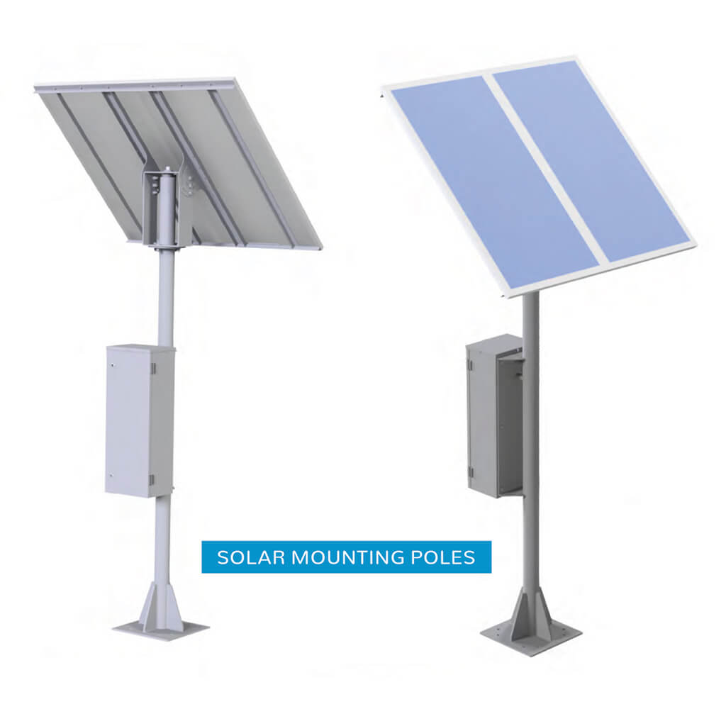 solar mounting poles